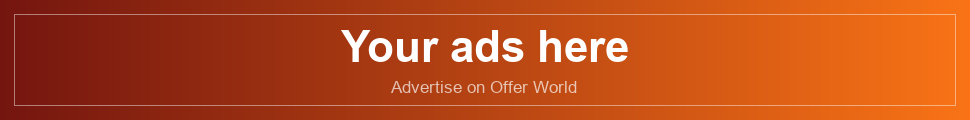 Your ads here - Advertise on Offer World