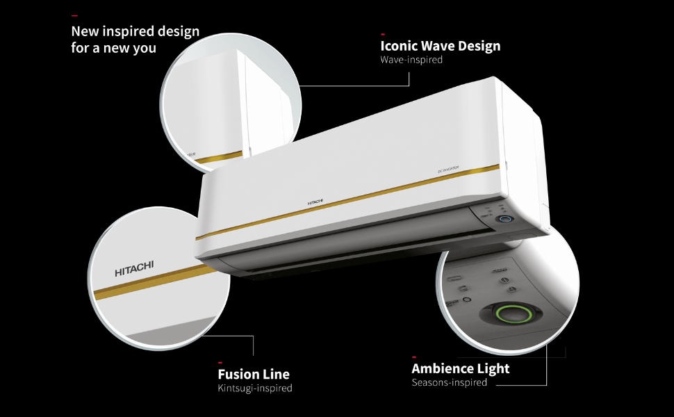 Hitachi Kiyora New Inspired Design Split AC