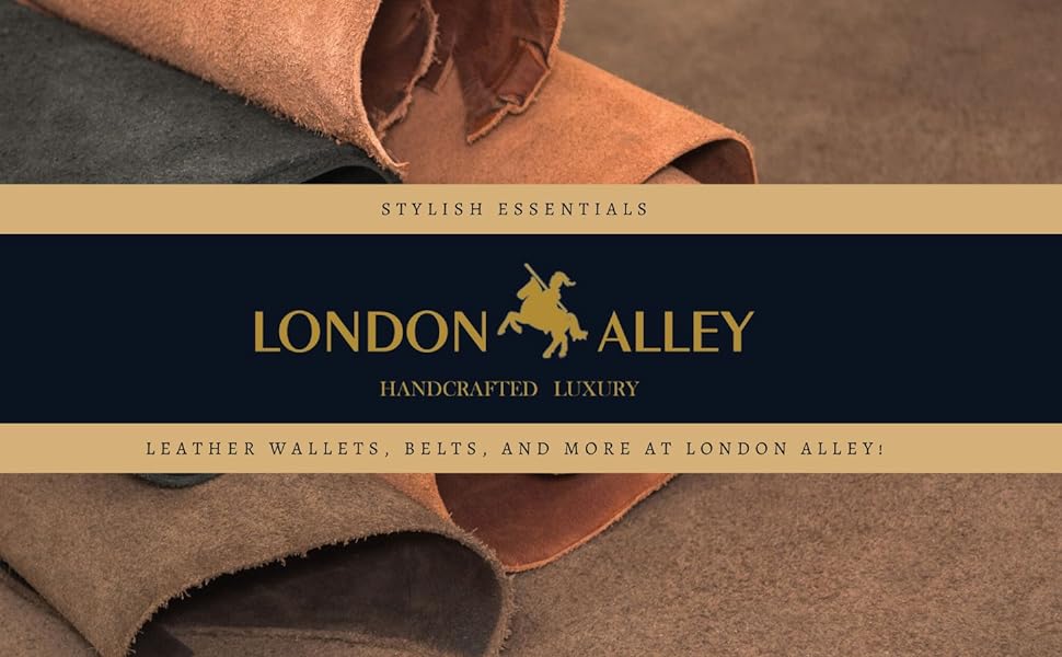 LONDON ALLEY MENS LEATHER WALLET