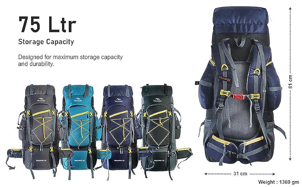 TOP TREKKING TRAVEL RUCKSACK BACK PACK