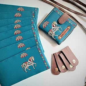 Horse Lopp Wallet with its component