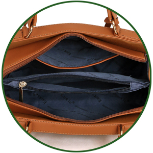 Slip pocket and personal zipper compartment