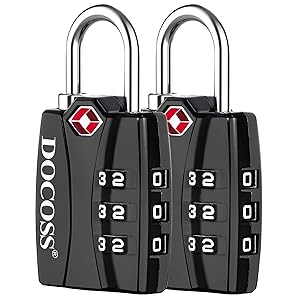  Bag Lock Combination Password Luggage Locks for Travel 