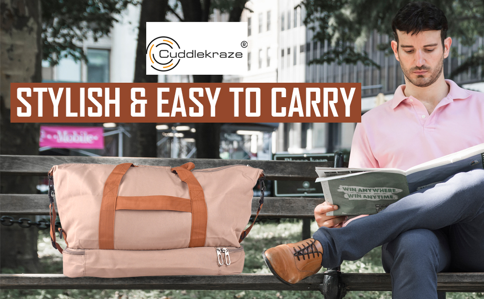 Cuddlekraze Duffle Bags stylish and easy to carry