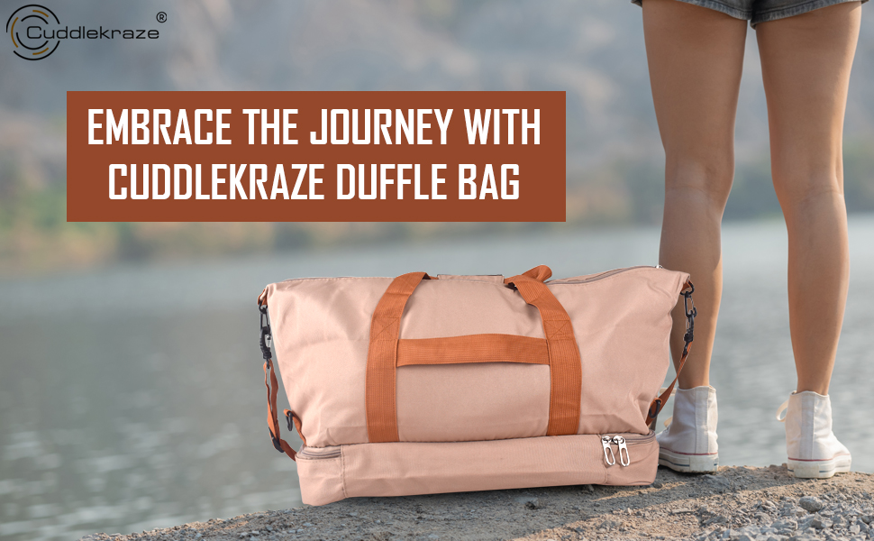 Cuddlekraze Duffle Bags embrace the journey