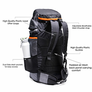 hiking bag, Camping bag, Camouflage Bag, Rucksack under 1000, trekking, chris & Kate bag, CKB_205KF