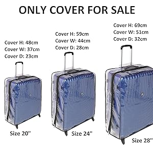 Small to big size covers