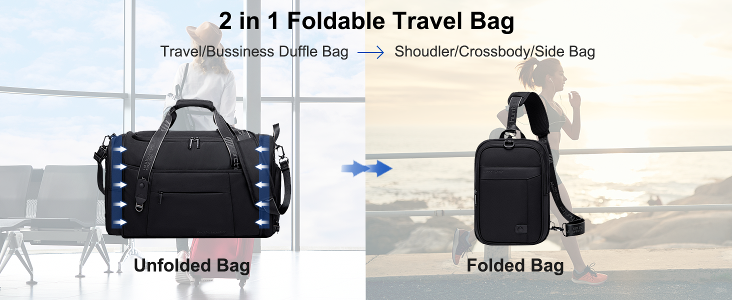 Expandable Duffle Bag for men