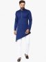 Blue Solid Kurta