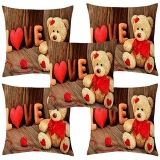 Angel Homes Set of 2 Designer Cushion Covers(16×16 Inches)