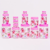 Print Magic Container Pink – Pack of 15 -2000 ml (3 pcs), 1000 ml (3 pcs), 700 ml (3pcs), 150 ml (3 pcs), 50 ml (3 pcs)