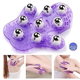 Palm Shaped HandMassage Glove 360 Roller Metal Roller Ball