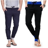 Pack of 2 Trackpants Black & Blue