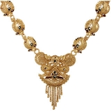Bollywood Gold plated Partywear Designer Ethnic Traditional Indian Classy Necklace For Women