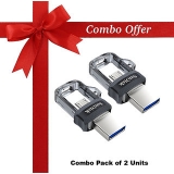 (Pack of 2) Sandisk OTG 3.0 16 GBdrive