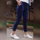 Blue Check’s Stretchable Pants / Jeggings /Gym Wear /Yoga Wear /Casual Wear /Sport’s Wear