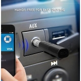 3.5mm Bluetooth Audio Jack Receiver With Mic For Car Kit Compatible For Android & iOS Dongle Connector