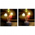 Bentag Colour Changing Automatic Sensor Mushroom Shape Night Lamp Pack of 2
