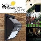 Bentag 20 LED 4W Solar Motion Sensor Outdoor Wall Light – Pack of 1