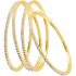Meia Gold Plated Gold Alloy Dangle Kan Chain Earrings For Women