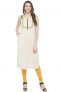 Womens Round Neck Stripe Kurta