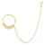 ACCESSHER Traditional Gold Plated Jadau/Pachi Kundan Embellished Statement Bridal Clip On/Non-Piercing Nose Ring with Pearl Chain for Women Pack of 1 – Offer World