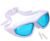 eErlik Wide View Swim Goggles with Ear Plugs, UV Protection No Leaking Anti Fog Lens Swimming Glasses for Adult Women Men and Youth,Sky Blue – Offer World