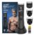 Zlade Ballistic LITE Manscaping Body Trimmer for Men – Beard, Body, Pubic Hair Grooming, Private Part Shaving – Waterproof, Cordless AAA Battery Powered – 1 Trimmer + 2 Extra Blades – Smart Travel Lock – 3 Second Long Press Button to Start (Black) – Offer World