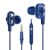 PTron Boom Ultima 4D Dual Driver, in-Ear Gaming Wired Headphones with in-line Mic, Volume Control & Passive Noise Cancelling Boom 3 Earphones – (Dark Blue) – Offer World