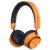 ZEBRONICS Zeb-Bang Pro Bluetooth Wireless On Ear Headphones with Mic V5.0, 30H Backup, Foldable, Call Function, Voice Assistant, Built-in Rechargeable Battery, Type C, 40Mm Driver and Aux (Orange) – Offer World