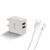 EVM Dual USB Charger with Micro USB Cable Included – 5V 2.4A Fast Charge -Dual Simultaneous Charging – Over Current, Short Circuit, Surge Protection – BIS Certified – 1 Year Warranty (EVM-CH-03) – Offer World