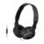 Sony MDR-ZX110AP Wired On-Ear Headphones with tangle free cable, 3.5mm Jack, Headset with Mic for phone calls and 1 Year Warranty – (Black) – Offer World