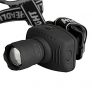 1800Lumen Headlamp LED Headlight Flashlight Frontal Lantern Zoomable Head Torch Light Bike Riding Lamp For Camping Hunting