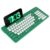 Portronics Bubble Square Wireless Keyboard with Bluetooth + 2.4 GHz USB Receiver (Dual Connectivity), Pair 3 Devices Max, Multimedia Hotkeys, for Laptop, PC, Smartphone, Tablet (Green) – Offer World