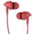 boAt Bassheads 100 in Ear Wired Earphones with Mic(Furious Red) – Offer World