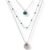 Quirksmith 925 Sterling Silver Layered Necklace with green stone/Necklace/With 925 Stamp And Certificate Of Authenticity/Birthday Gift for women – Offer World