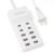 VOOCME Portable USB C Charging Station,USB-C 4-Ports, Hub 10-Ports USB Charger Dock for Multiple Devices Phones Tablet Smartwatch Headphones Speakers – White – Offer World