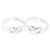 DHRUVS COLLECTION Exclusive 925 Pure Sterling Oxidized Silver Infinity Design Toe Ring/Bichhiya For Girls & Women – Offer World