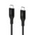 Belkin USB-IF Certified Braided 240 W USB-C to USB-C (Type C) Charge cable, 3.3 Feet / 1 Meter, Black – Offer World