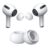 Sounce Silicone Replacement Ear Tips for Apple AirPods Pro 2 & Airpods Pro, Anti-Slip Eartips, Tighter Seal, Fits in The Charging Case, (Medium Size) (1 Sets, 2Pc) – White – Offer World