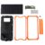 UJEAVETTE 20000mAh Solar Power Bank Fast Charger USB LED Charger Case for Phone Orange – Offer World