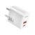 UN1QUE 36W GaN Fast Charger (USB C&A), 2 in 1 PD QC Dual Port Type C Adapter, Compact Fast Charger Adapter for iPhone 16 Pro/15/14, Samsung Galaxy S24 Ultra /S23/Xiao Mi/Note 20, Pixel 8/7 White – Offer World