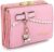 MOCA’ Cute Womens Wallet Small Clutch Wallet Hand Purse for Womens Women’s Girls Ladies Mini Wallet Clutch Purse 3 Folds Buckle Money Package Card Holder Wallet for Women (Peach) – Offer World