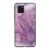 Hocopoco Printed Tempered Glass Back Case Cover Compatible with Samsung Galaxy Note 10 lite – Purple Gold Marble Real Glass case – Offer World