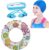 Fancydresswale Swimming Set for Kids with Swimming Goggles, Cap and Swim Ring, Random Colors and Design; Suitable of 3-6 Years (Swim Ring + Goggles + Cap) – Offer World