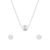 GIVA 925 Silver White Pearl Moon Set with Earrings & Pendant | Gifts for Girlfriend, Jewellery Sets for Women & Girls | Certificate of Authenticity and 925 Stamp | 6 Month Warranty – Offer World