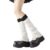 PALAY® Leg Warmers for Women Winter White Stockings for Girls Women, Y2K Calf Length Knitted Boot Socks, Crochet Leggings Winter Long Socks for Students Teen Girls – Offer World