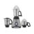 Preethi Steele 110V Mixer Grinder for Kitchen | 3 Jar, 550W Mixie| Perfect for Grinding | Silver/Black (MG 206) – Offer World