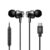 pTron Boom Play in-Ear Type C Wired Headphones with Mic, 10mm Drivers for Immersive Audio, 1.2m Fish Scale Style Tangle-Free Cable, in-line Controls, Metal Buds, Snug-fit & Wide Compatibility (Black) – Offer World