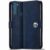 TheGiftKart Flip Cover Back Case for Motorola Moto One Fusion Plus | Genuine Leather Finish | Designer Button | Inbuilt Pockets & Stand | Flip Cover Back Case for Motorola One Fusion Plus (Blue) – Offer World